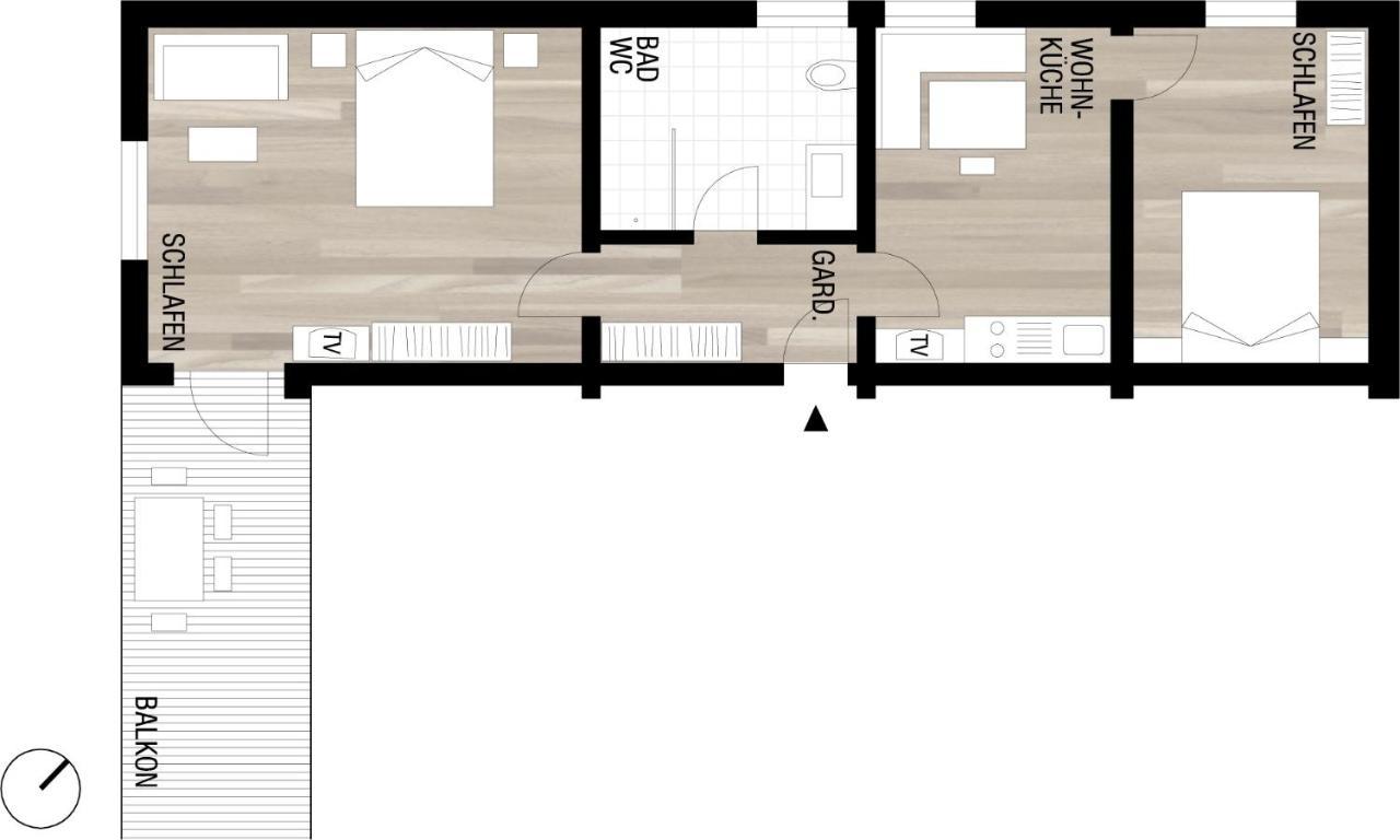 Haus Gueatli Apartment Gaschurn Luaran gambar